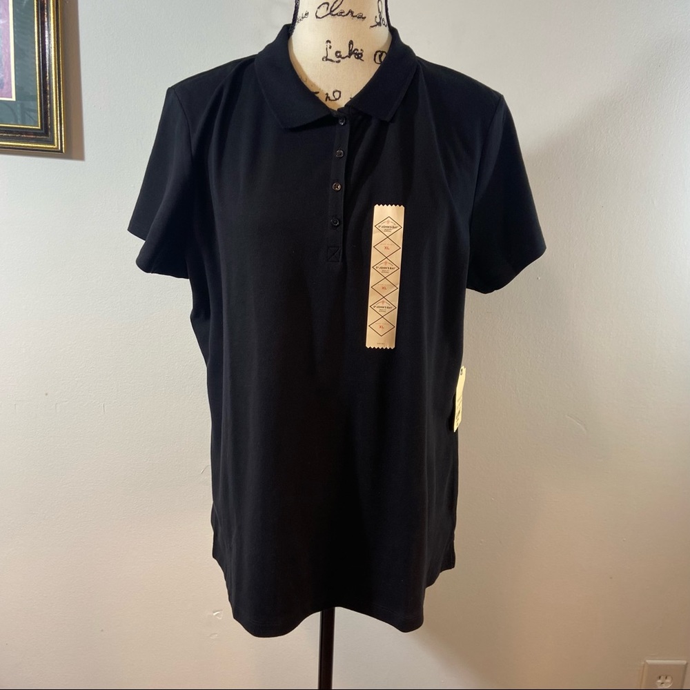 ✨ Classic Everyday Polo ✨
St. John’s Bay Black Polo Shirt 🖤 - Picture 2 of 9